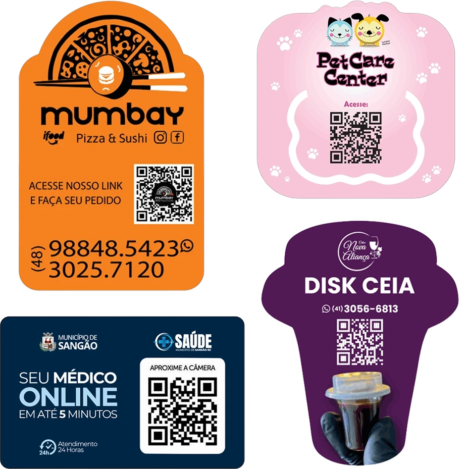 Ímã com QR Code