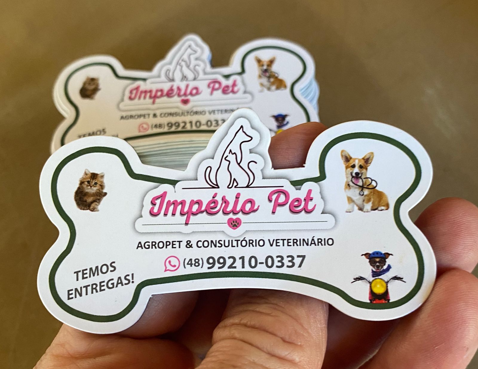 Foto real de aplicação